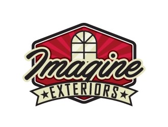 Imagine Exteriors   logo design by Aelius
