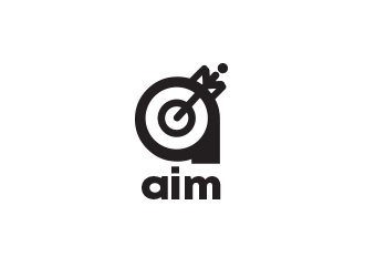Aim logo design by heba