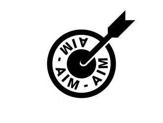 Aim logo design by mercutanpasuar