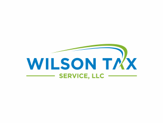 Wilson Tax Service, LLC logo design by santrie