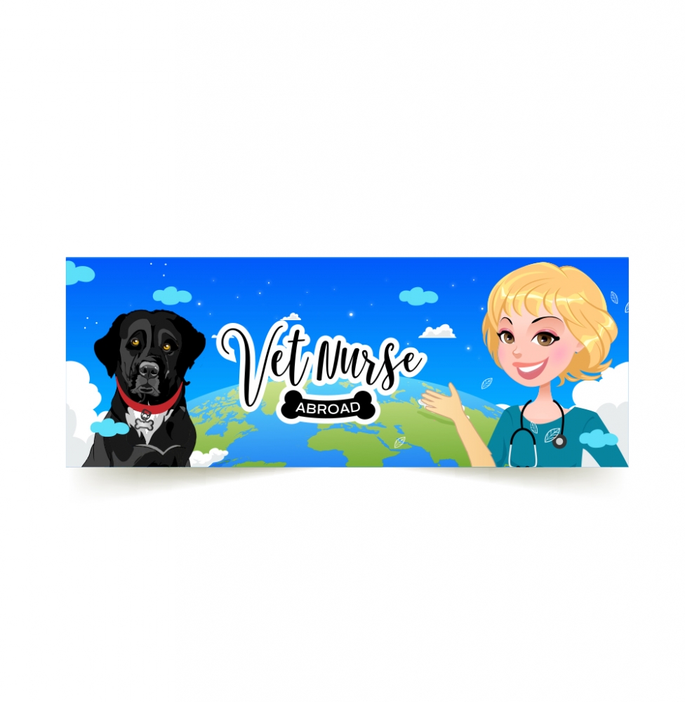 Vet Nurse Abroad logo design by avatar
