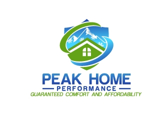 Mountain States Home Performance logo design by iBal05
