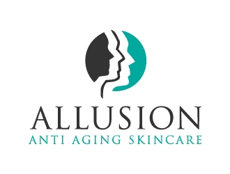 Allusion Anti Aging Skincare logo design by createdesigns