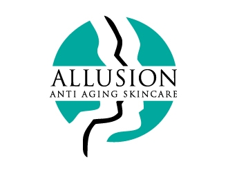 Allusion Anti Aging Skincare logo design by createdesigns