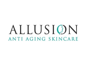 Allusion Anti Aging Skincare logo design by createdesigns