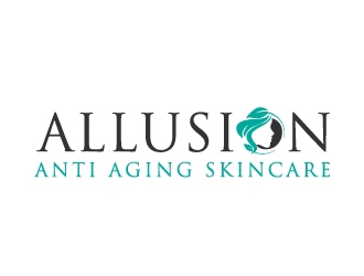 Allusion Anti Aging Skincare logo design by createdesigns