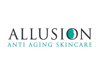 Allusion Anti Aging Skincare logo design by createdesigns
