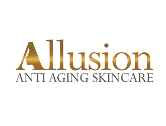 Allusion Anti Aging Skincare logo design by ingepro