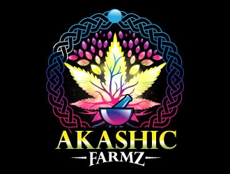 Akashic farmz logo design by Suvendu