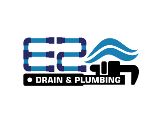 EZ Drain & Plumbing logo design by cintoko