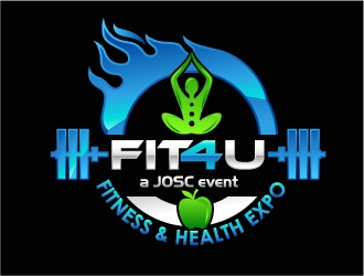 Fit4U logo design by Dawnxisoul393
