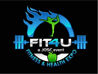 Fit4U logo design by Dawnxisoul393