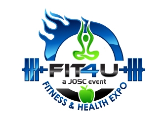 Fit4U logo design by Dawnxisoul393