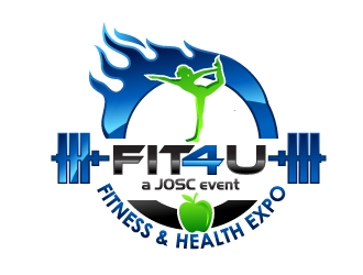 Fit4U logo design by Dawnxisoul393