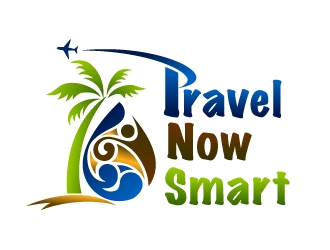 Travel Now Smart logo design by Dawnxisoul393