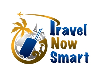 Travel Now Smart logo design by Dawnxisoul393