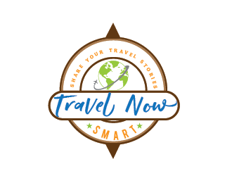 Travel Now Smart logo design by SiliaD