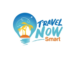 Travel Now Smart logo design by yans