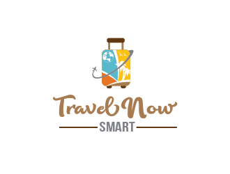 Travel Now Smart logo design by SiliaD