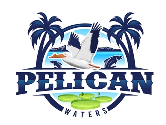 Pelican Waters logo design by DreamLogoDesign