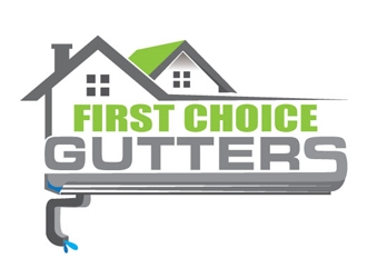 First Choice Gutters /  logo design by gogo