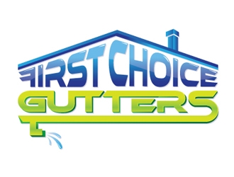 First Choice Gutters /  logo design by gogo