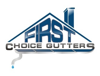 First Choice Gutters /  logo design by rizuki