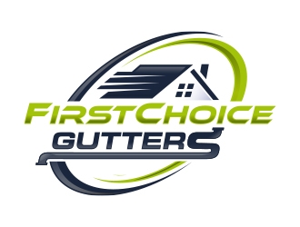 First Choice Gutters /  logo design by Eliben