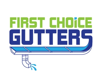 First Choice Gutters /  logo design by gogo