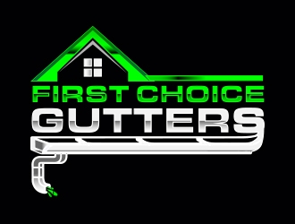First Choice Gutters /  logo design by avatar