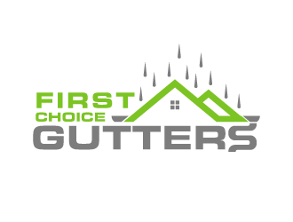 First Choice Gutters /  logo design by torresace
