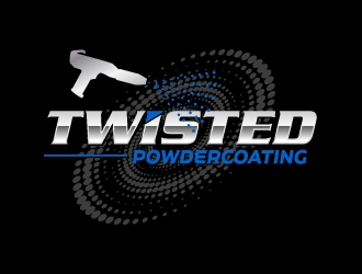 Twisted Powdercoating logo design by jaize