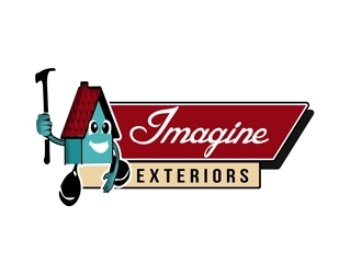 Imagine Exteriors   logo design by bougalla005