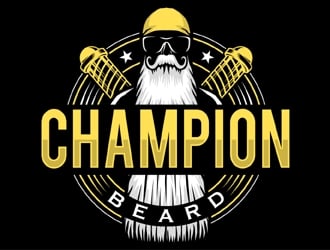 Champion Beard  logo design by MAXR