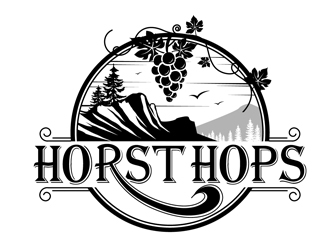 Horst Hops logo design by DreamLogoDesign