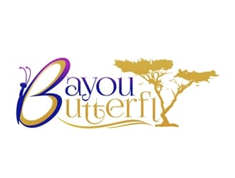 Bayou Butterfly, LLC logo design by DreamLogoDesign