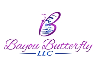 Bayou Butterfly, LLC logo design by DreamLogoDesign