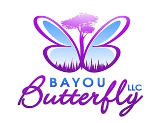 Bayou Butterfly, LLC logo design by DreamLogoDesign