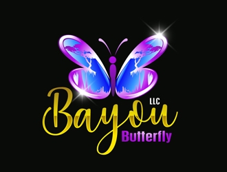 Bayou Butterfly, LLC logo design by DreamLogoDesign