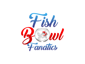 fish bowl fanatics logo design by yurie