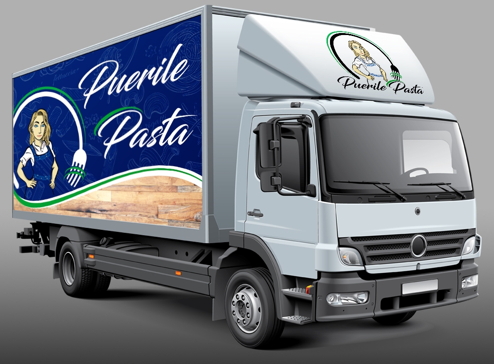 Puerile Pasta logo design by mattlyn