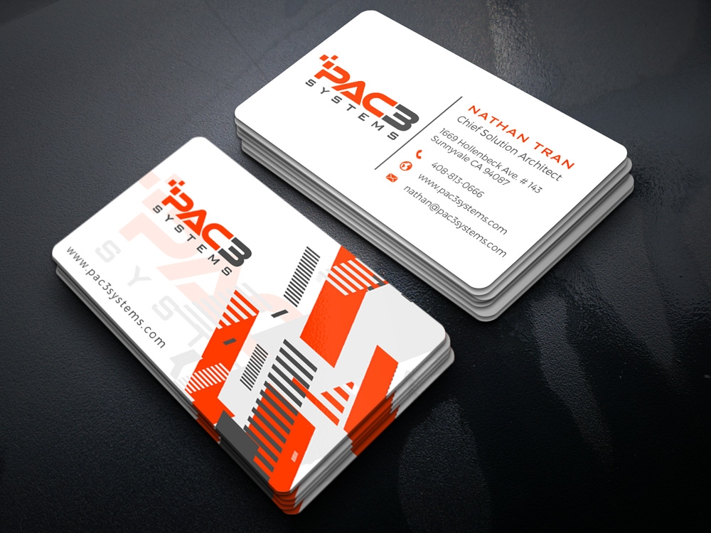 PAC3 Systems logo design by Gelotine