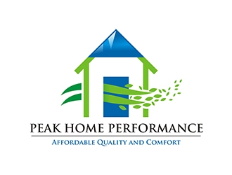 Mountain States Home Performance logo design by gitzart