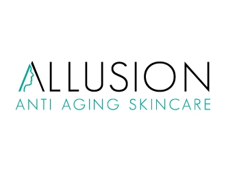 Allusion Anti Aging Skincare logo design by createdesigns