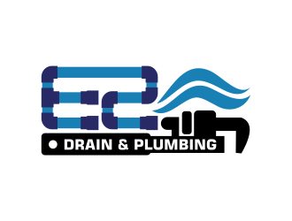 EZ Drain & Plumbing logo design by cintoko