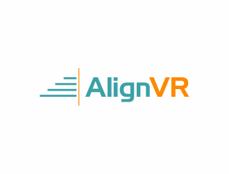 AlignVR logo design by santrie