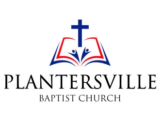 Plantersville Baptist Church logo design by jetzu
