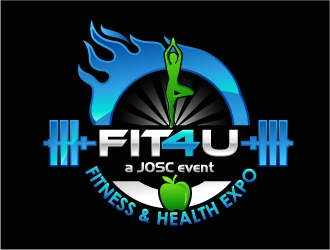 Fit4U logo design by Dawnxisoul393