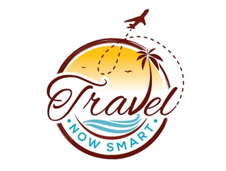 Travel Now Smart logo design by gogo