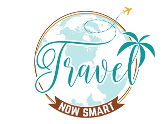 Travel Now Smart logo design by gogo